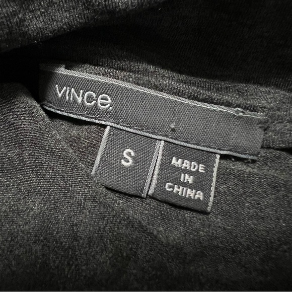 Vince. Mock Neck Boxy Long Sleeve - Picture 3 of 6